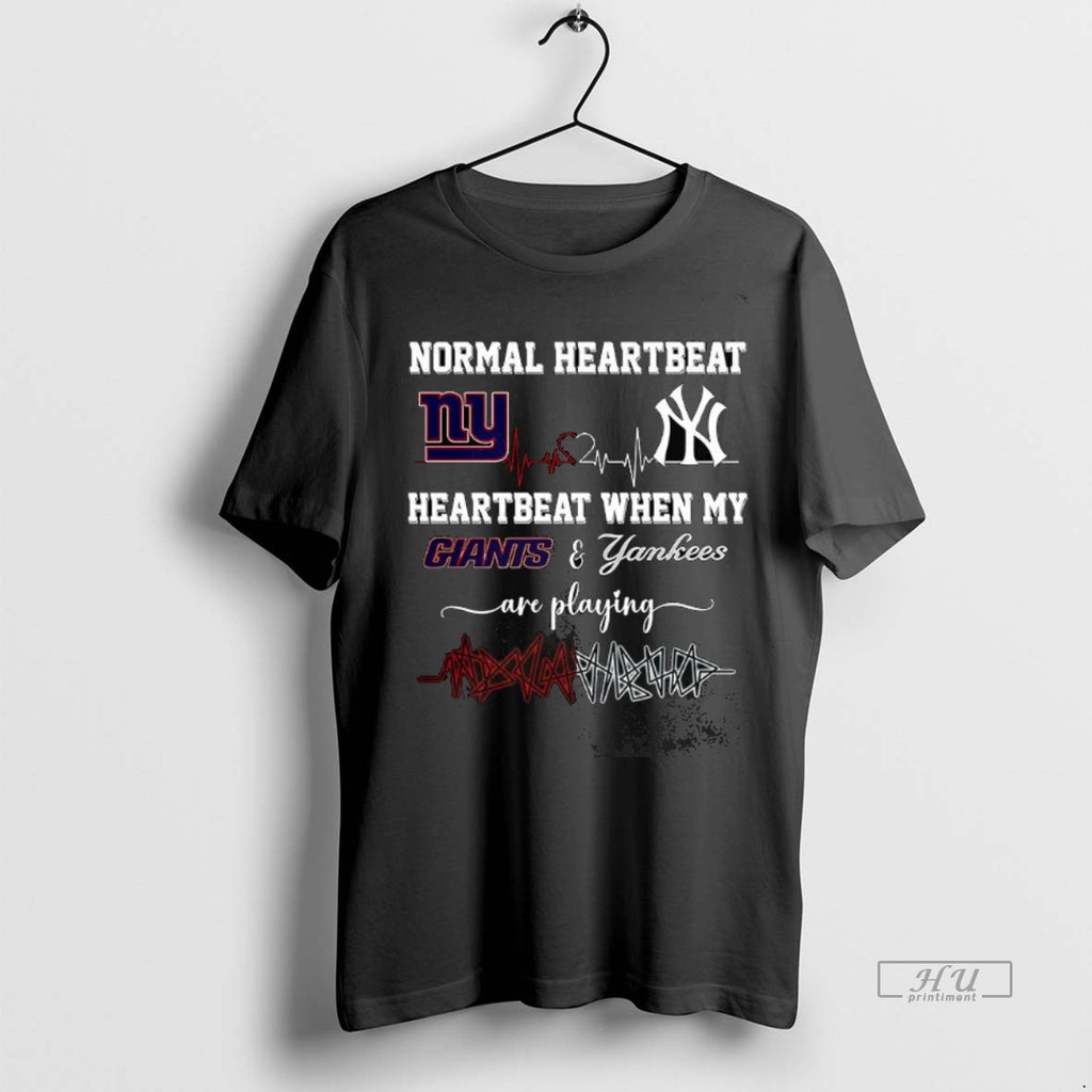 Trending Normal Heartbeat And Heartbeat When My New York Giants And New York Yankees Are