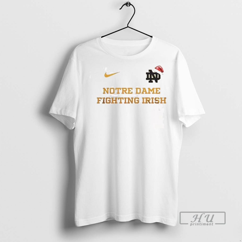 Trending Notre Dame Fighting Irish Merry Christmas 2 Sided T Shirt