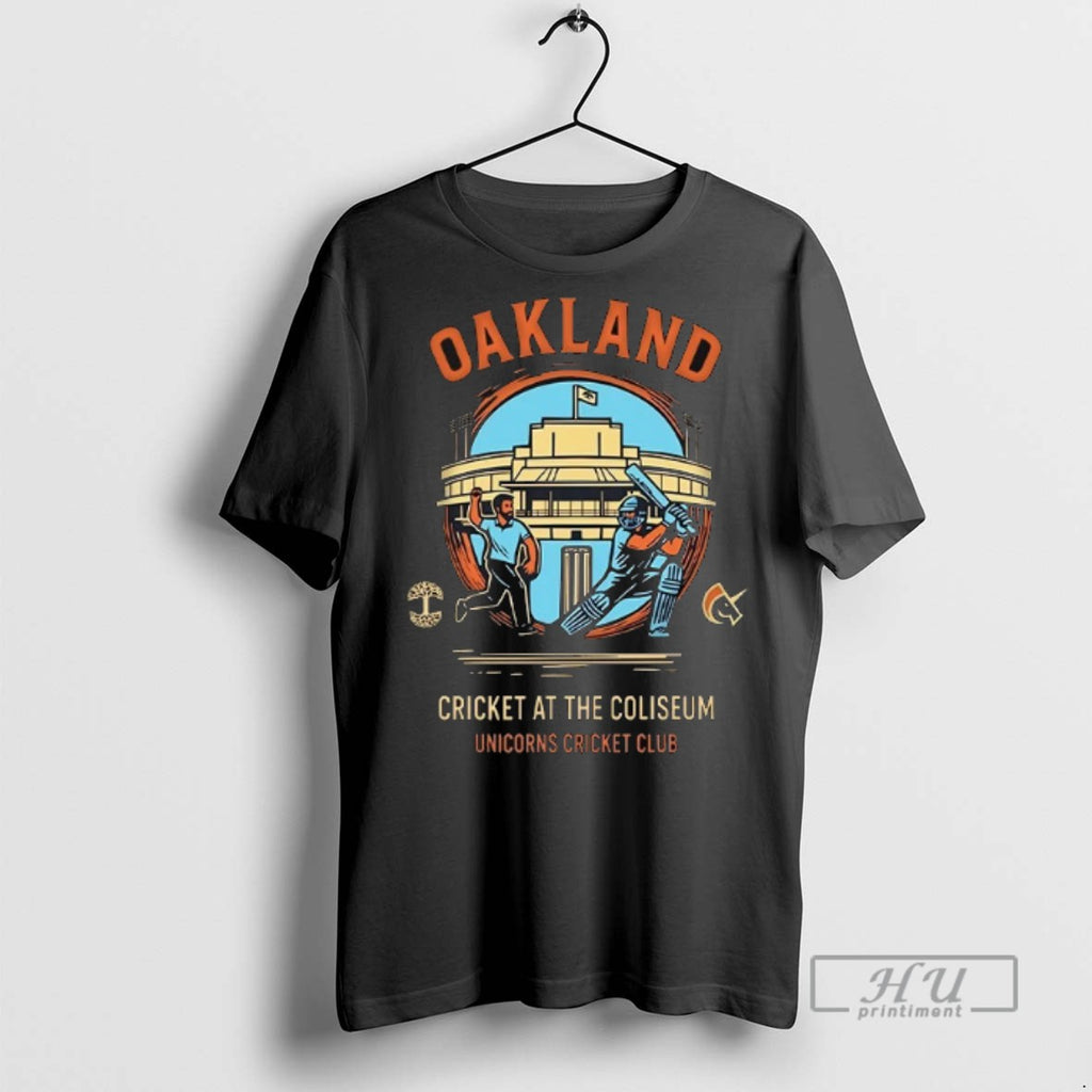 Trending Oakland Cricket At The Coliseum Unicorns Cricket Club T Shirt