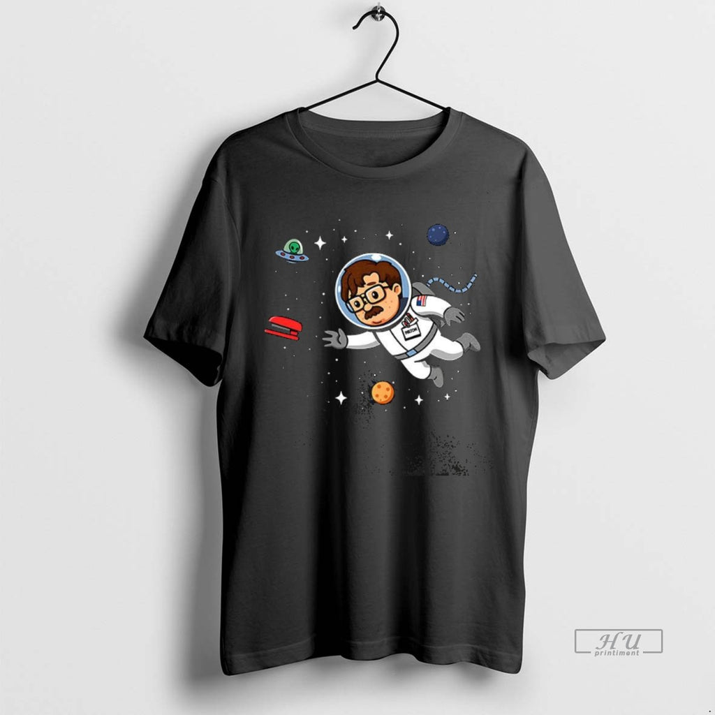 Trending Office Man In Outer Space Alien Tee Shirt Sweater