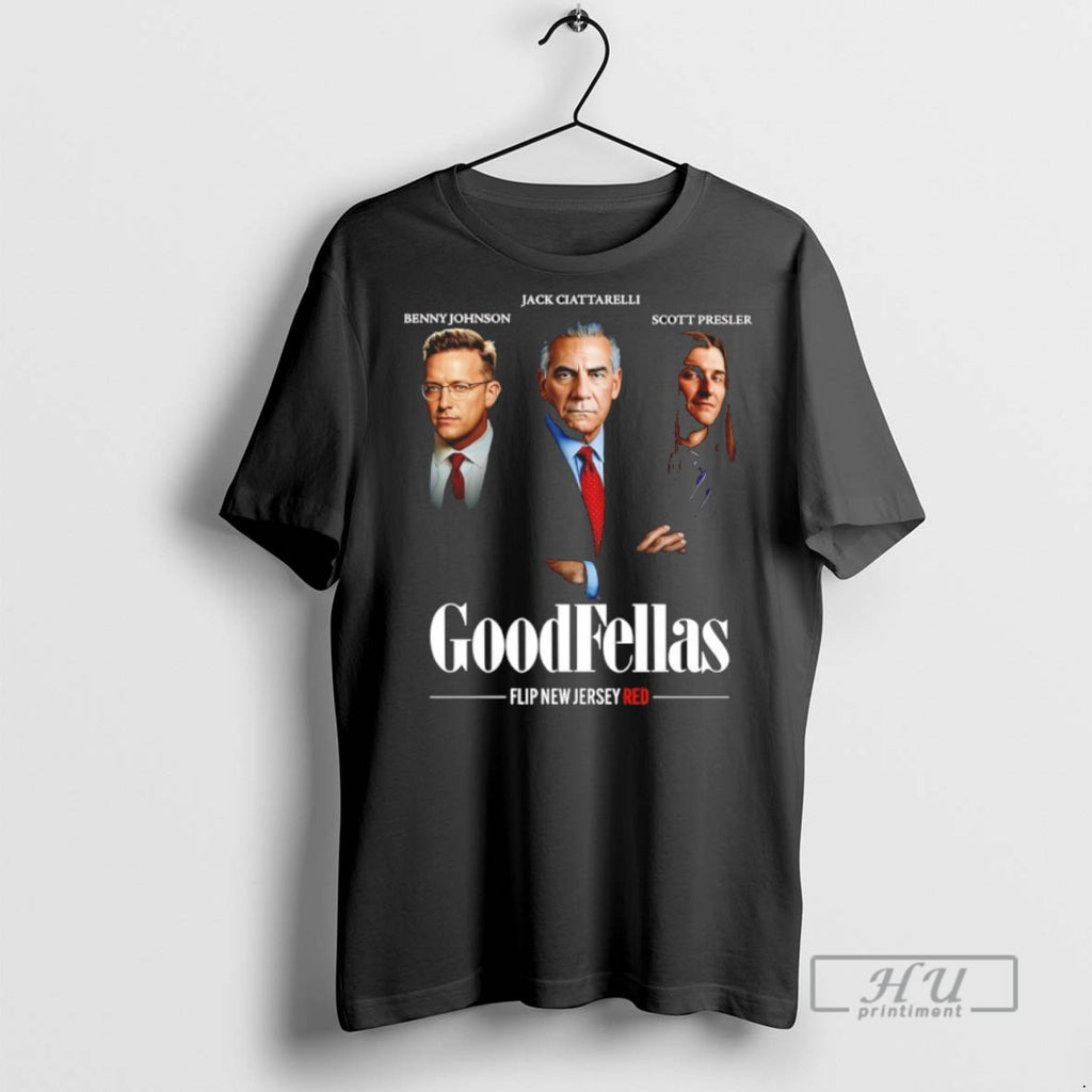 Trending Official Benny Johnson Jack Ciattarelli Scott Presler Goodfellas Flip New Jersey Red