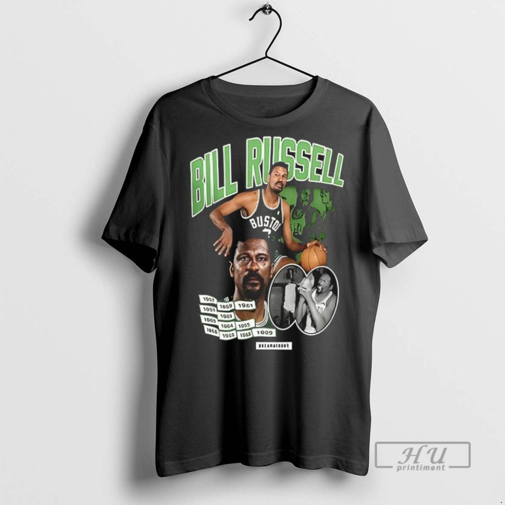 Trending Official Bill Russell Boston Celtics Vintage T Shirt