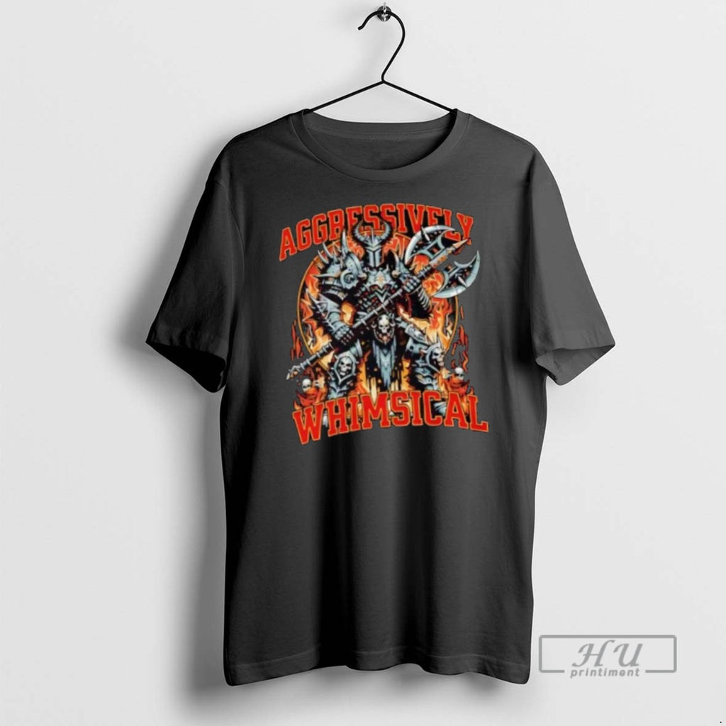 Trending Official Chaos Knight Aggressively Whimsical T Shirt