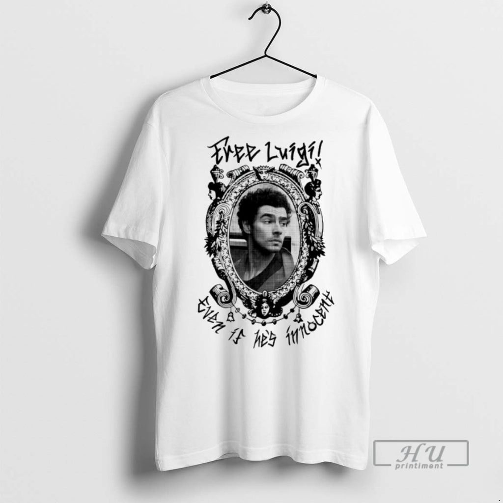 Trending Official Free Luigi Even Is Hes Innocent T Shirt