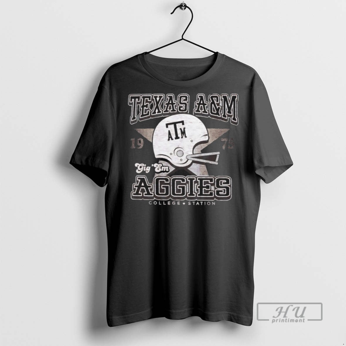 Trending Official Gig Em Texas Am Aggies 1975 Football Helmet T Shirt