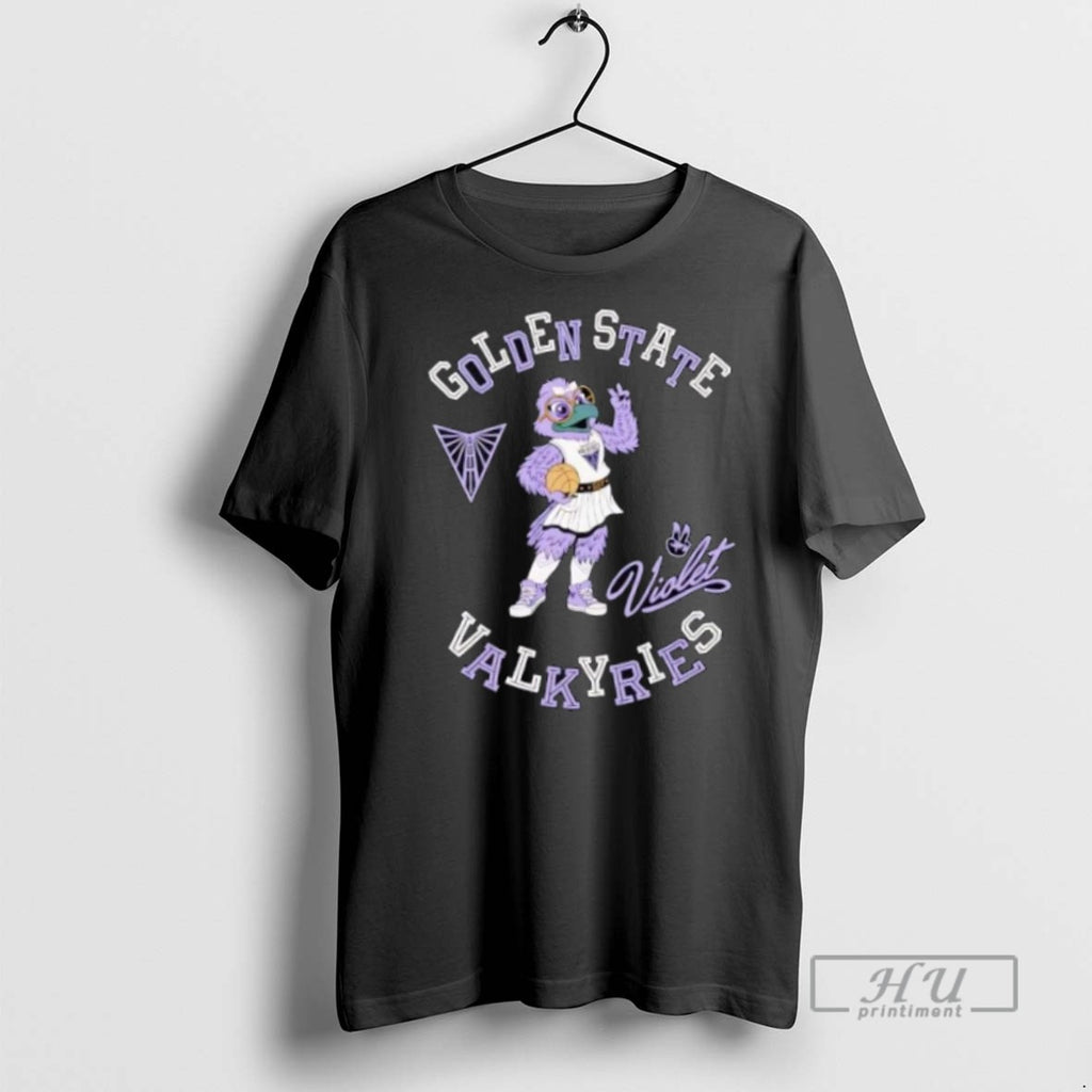 Trending Official Golden State Valkyries Violet Mascot T Shirt