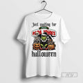 Trending Official Grinch Just Waiting For Papa Johns Pizza Pumpkin Halloween 2025 T Shirt