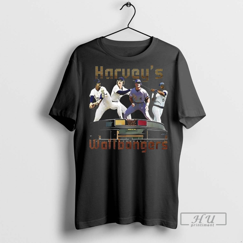 Trending Official Harveys Wallbangers Milwaukee Brewers T Shirt