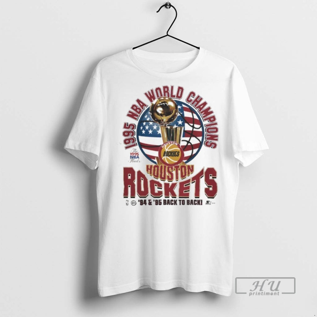Trending Official Houston Rockets Nba World Champions 1994 And 1995 Back To Back