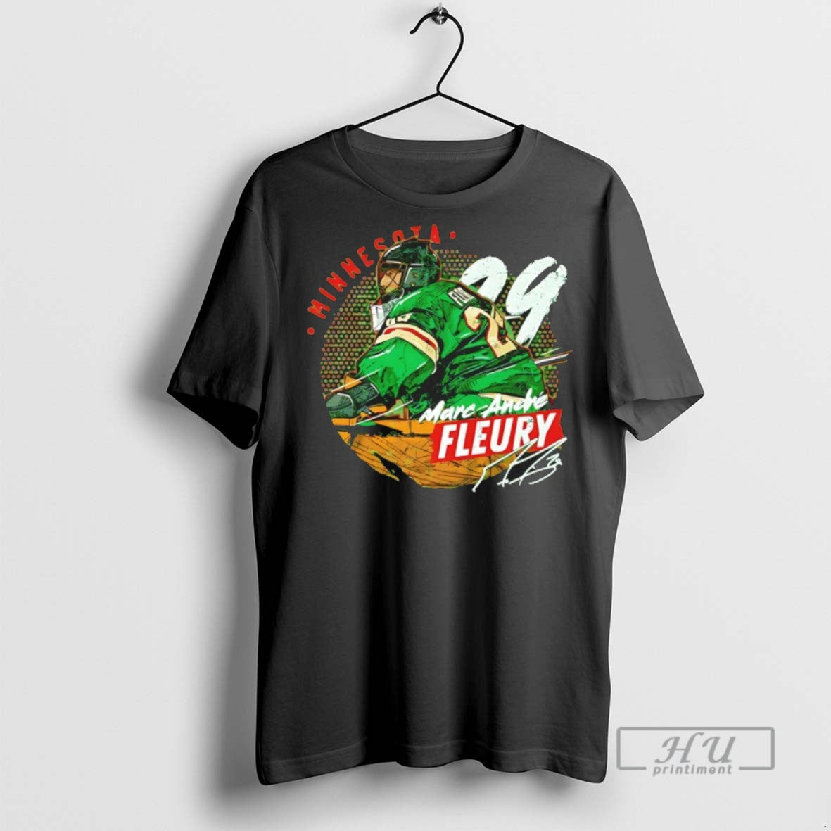 Trending Official Marc Andre Fleury 29 Minnesota Wild Dots Graphic Signature T Shirt