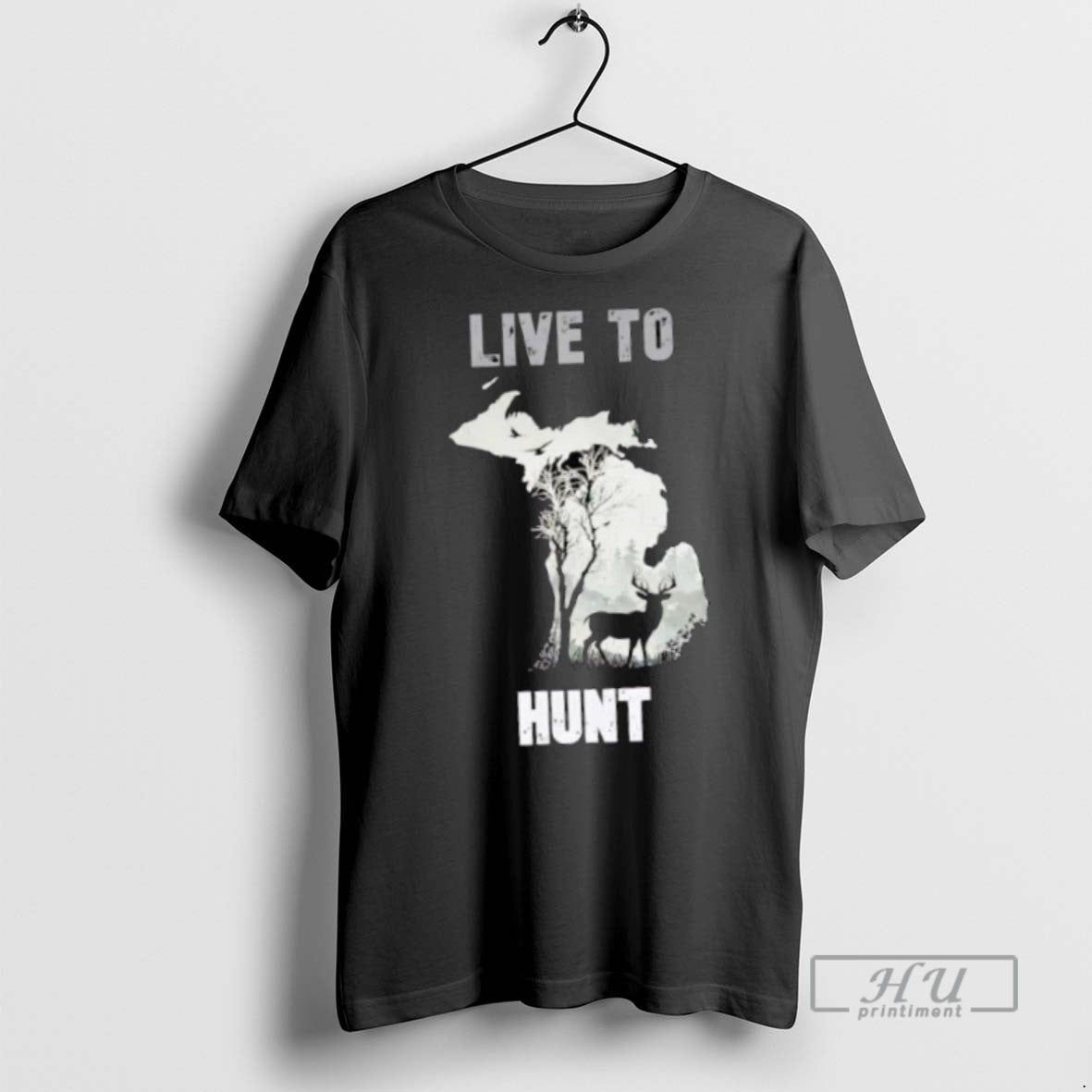 Trending Official Michigan Deer Live To Hunt T Shirt