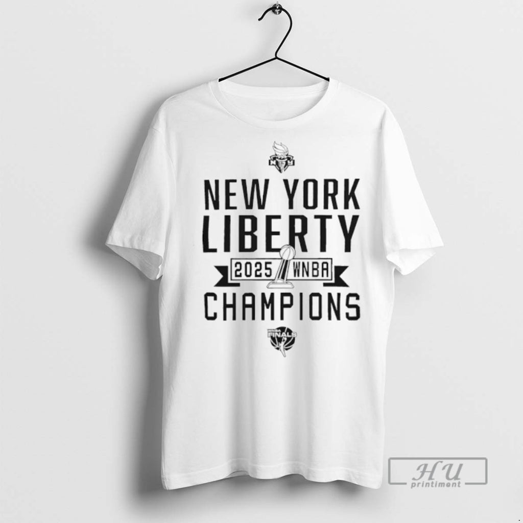 Trending Official New York Liberty Basketball Wnba Champions 2025 T Shirt