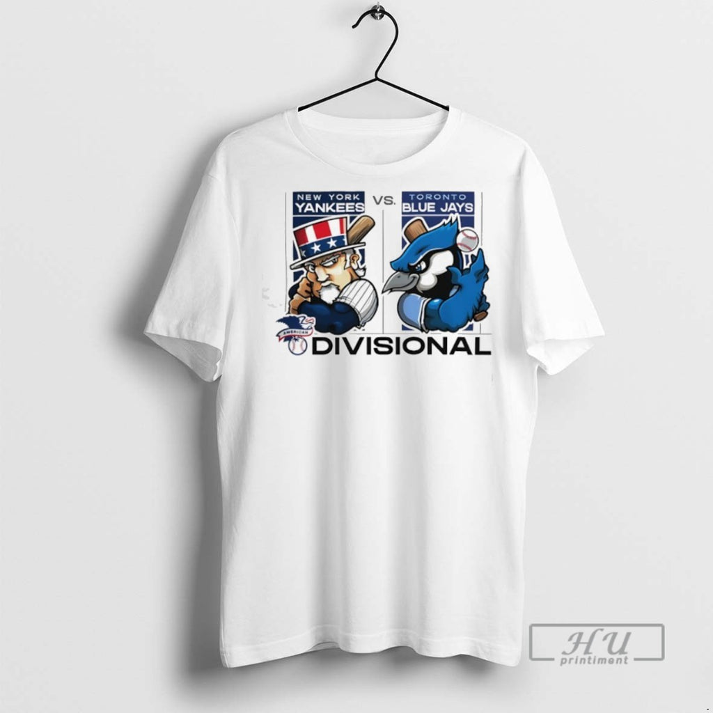 Trending Official New York Yankees Vs Toronto Blue Jays Divisional Mlb 2025 T Shirt