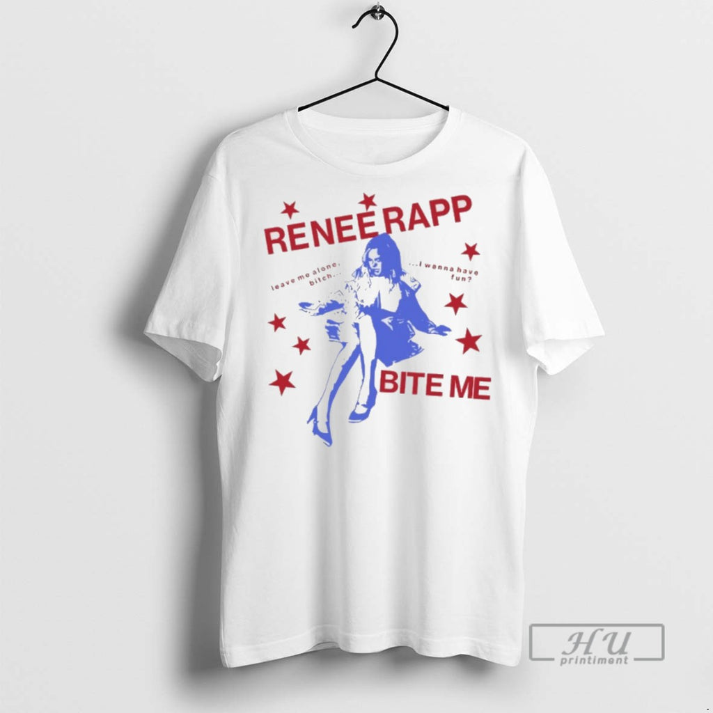 Trending Official Renee Rapp Pink Tour Bite Me T Shirt