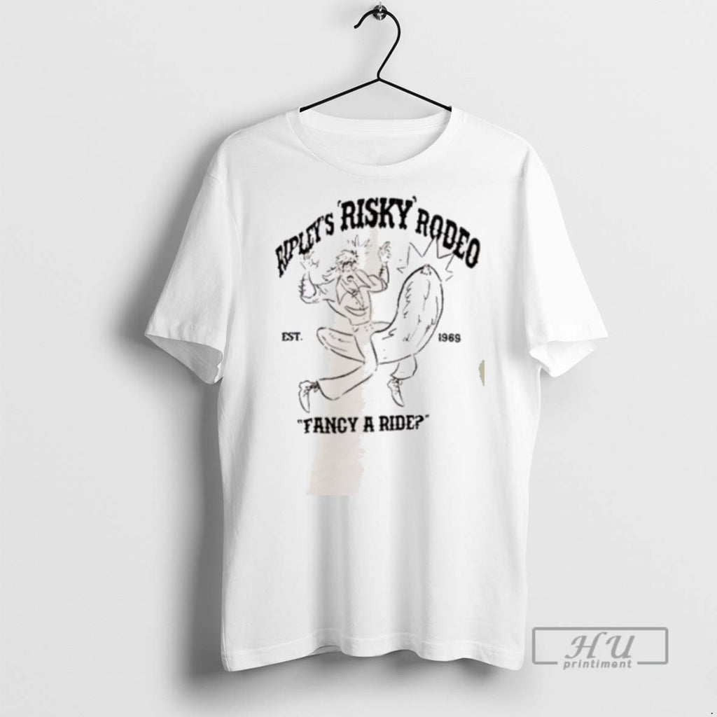 Trending Official Ripleys Risky Rodeo Fancy A Ride 1969 T Shirt