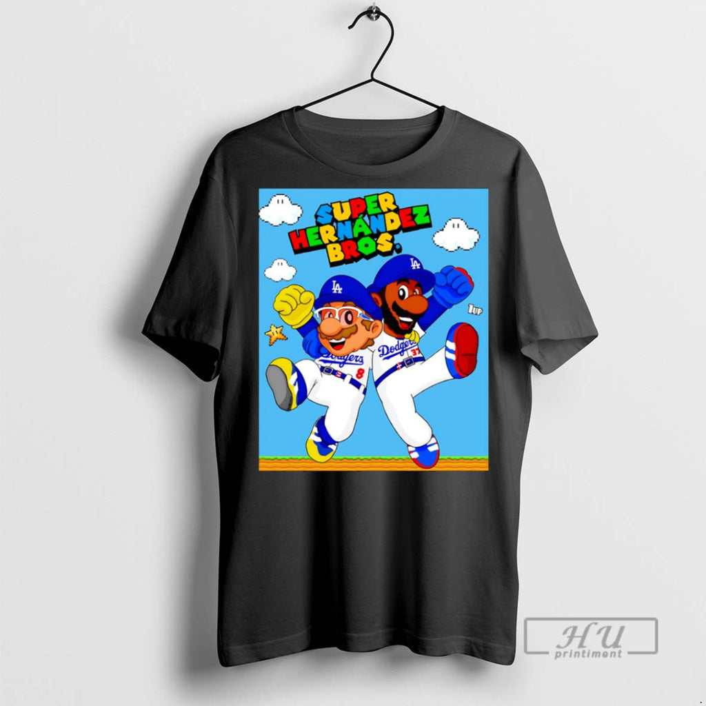 Trending Official Super Hernandez Bros Los Angeles Dodgers T Shirt
