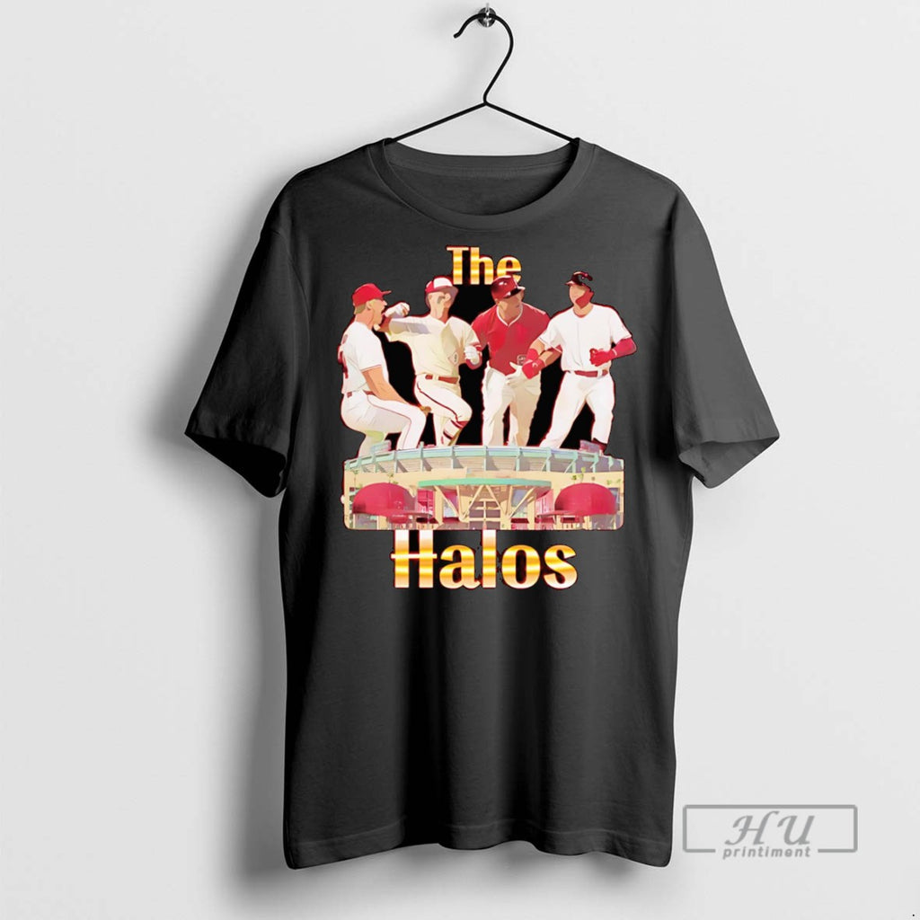 Trending Official The Halos Los Angeles Baseball T Shirt