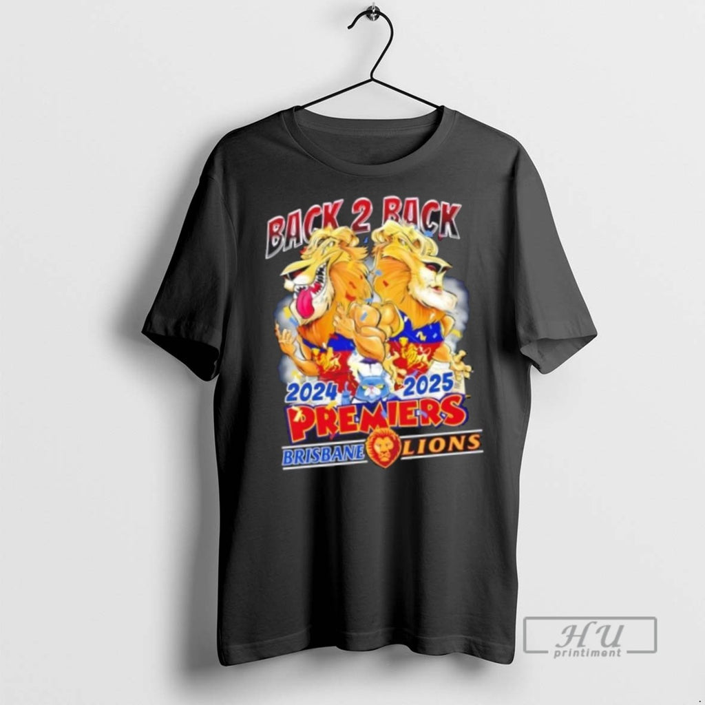 Trending Officials 2024 2025 Back 2 Back Premiers Brisbane Lions Mascots 2 Sided