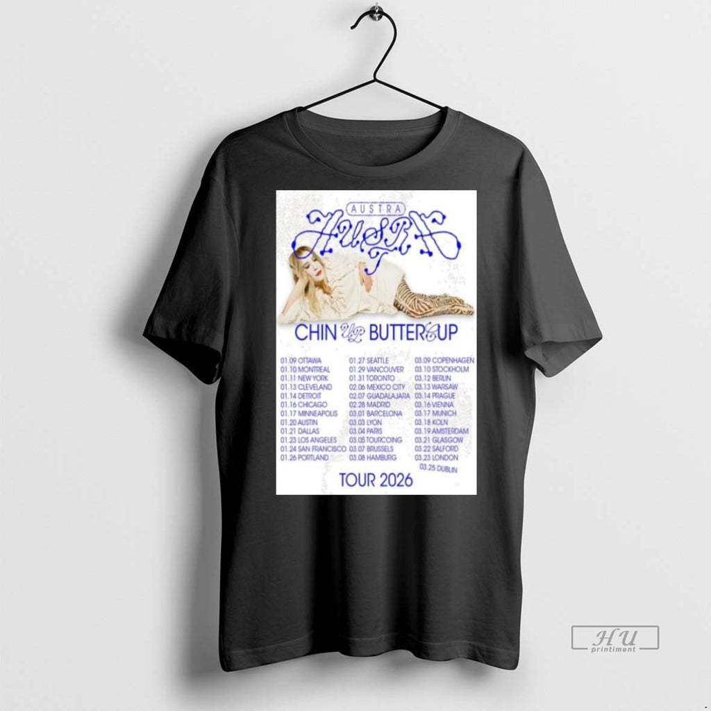 Trending Officials Austra Chin Up Buttercup Tour 2026 Long Sleve T Shirt Sweater