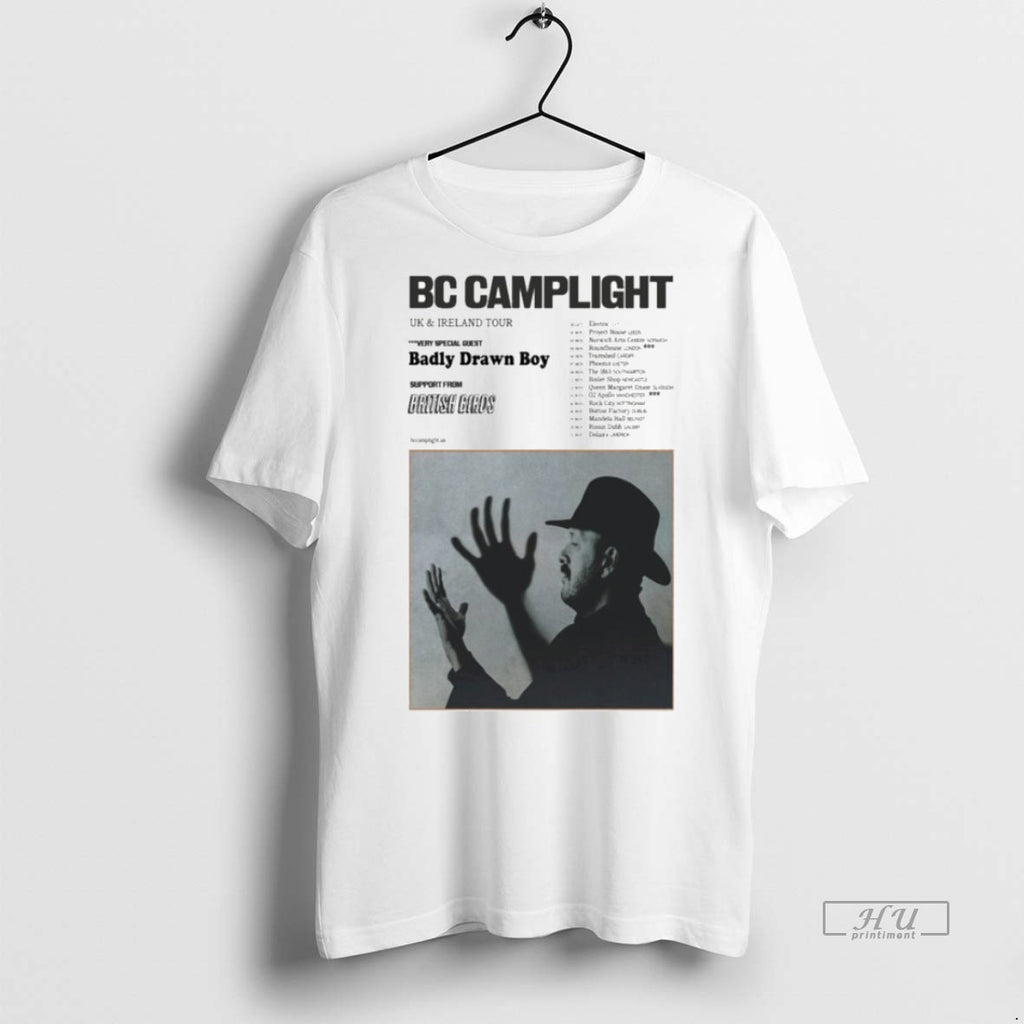 Trending Officials Bc Camplight Uk Ireland Tour 2025 Badly Drawn Boy Shirt Sweater
