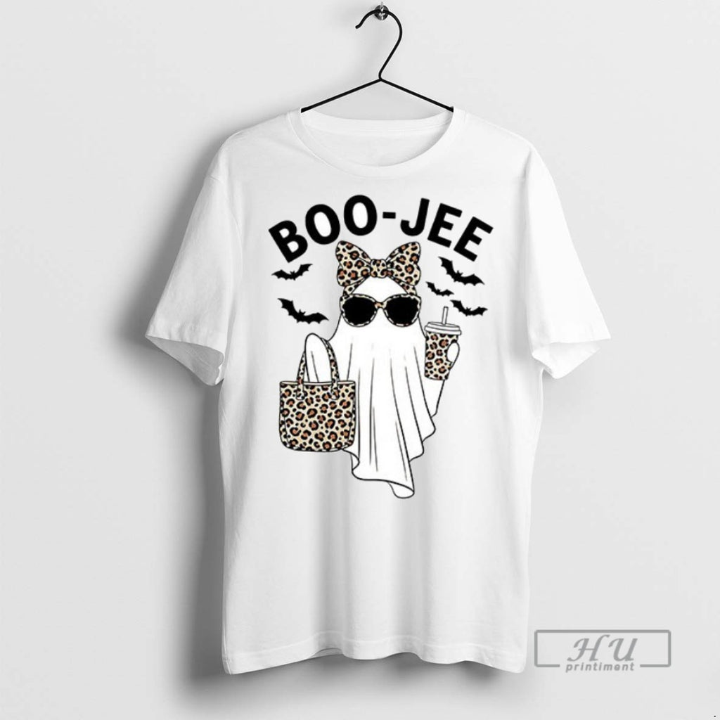 Trending Officials Boo Jee Leopard Halloween Ceramic Ceramic And Classic Dad Cap T Shirt