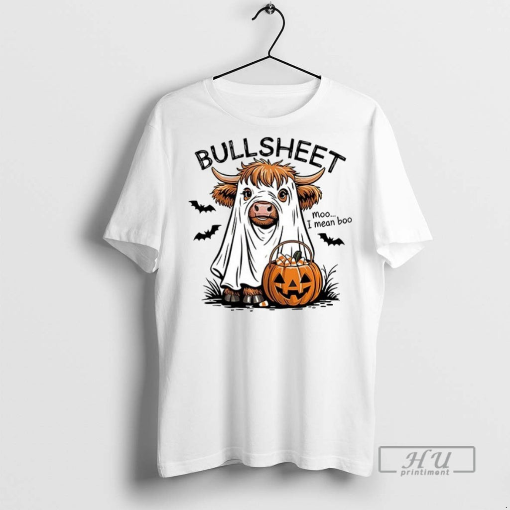 Trending Officials Bullsheet Moo I Mean Boo Halloween Ceramic Ceramic And Classic Dad Cap