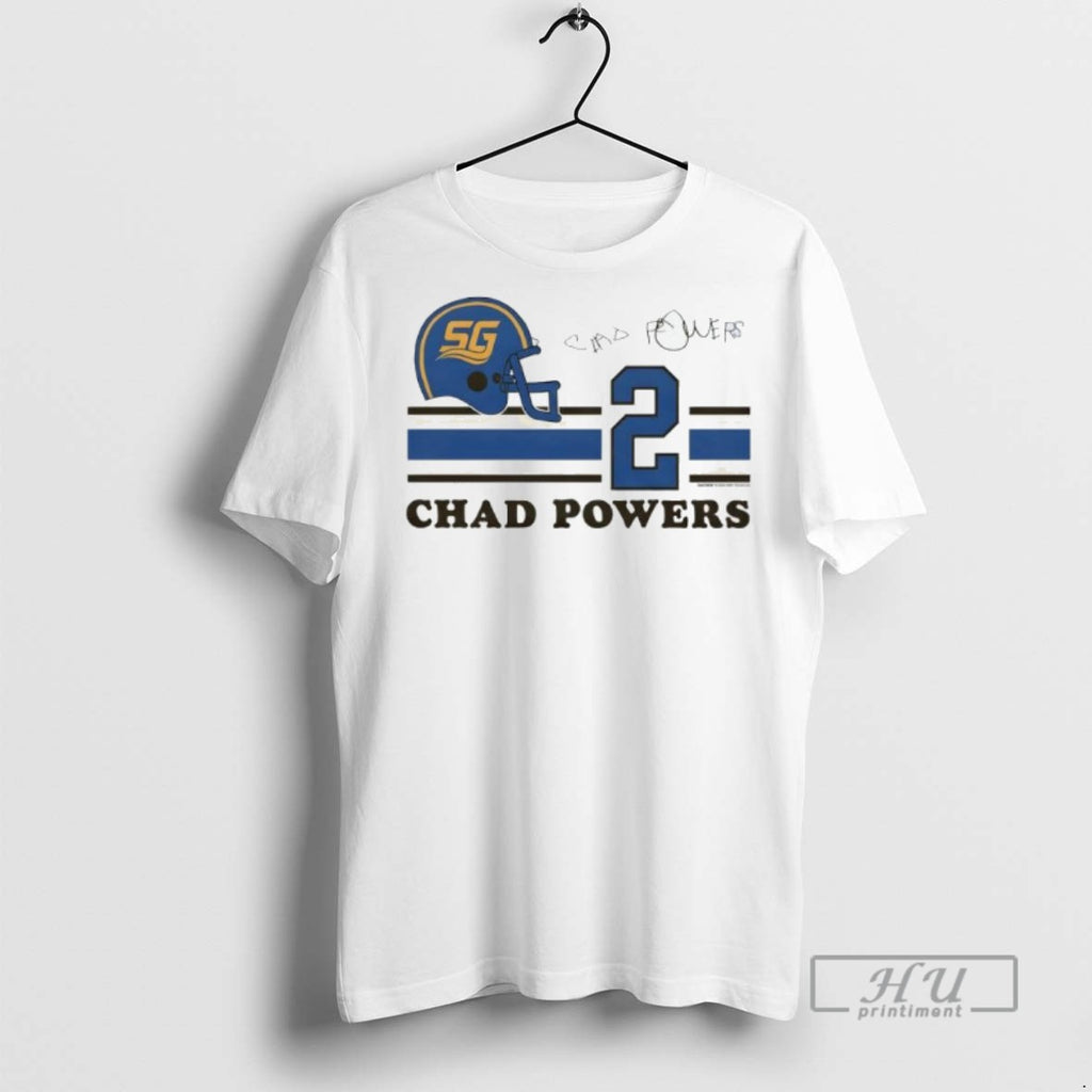 Trending Officials Chad Powers Signature Football T Shirt