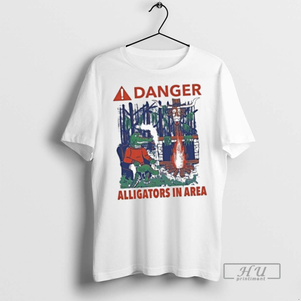 Trending Officials Danger Alligators In Area Florida Gators Beat Texas Longhorns T Shirt