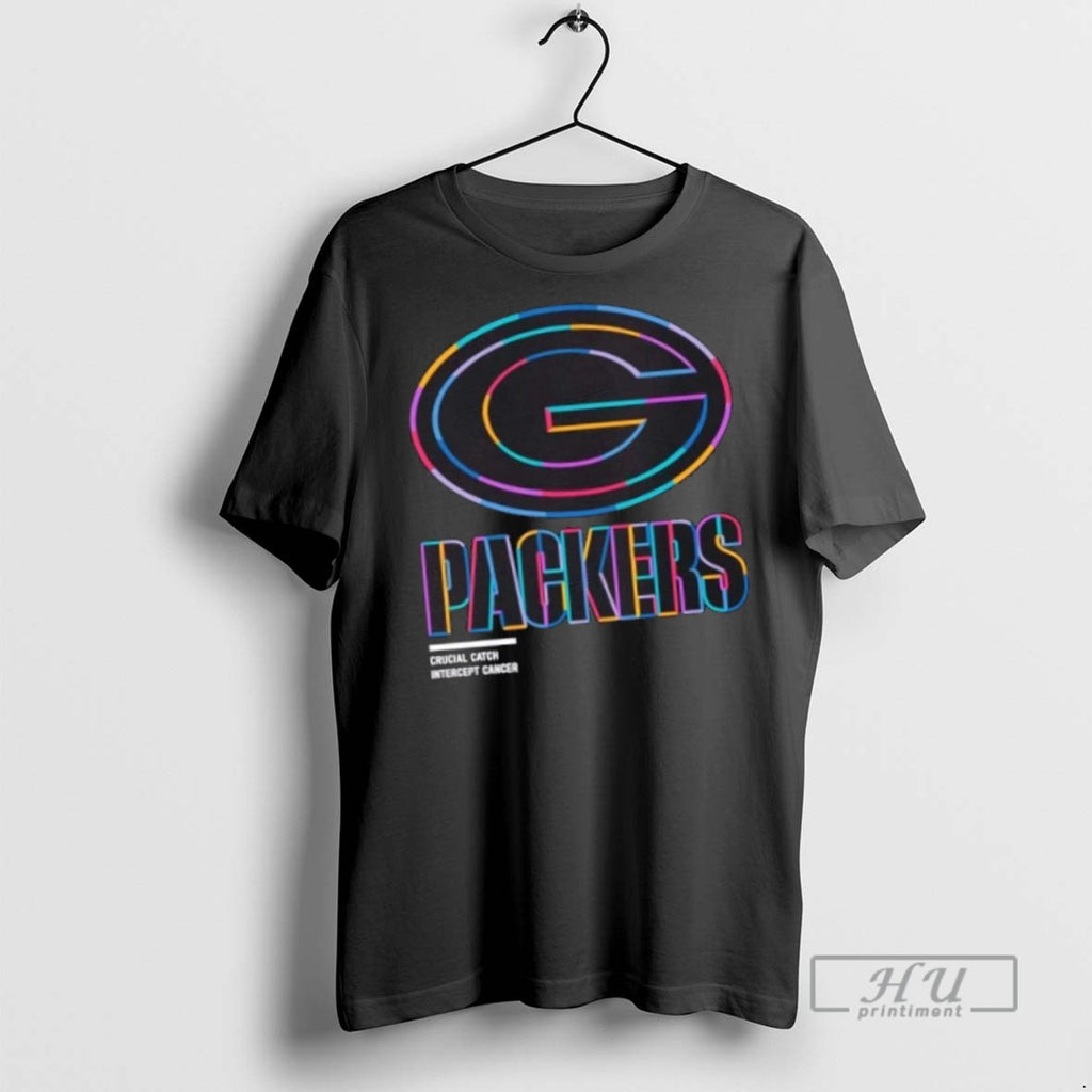 Trending Officials Green Bay Packers Football Crucial Catch Intercept Cancer T Shirt