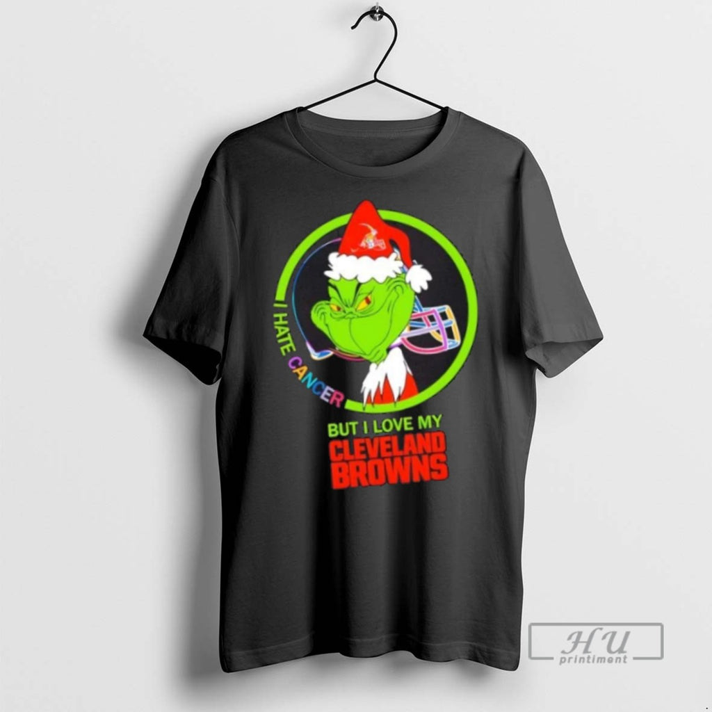 Trending Officials Grinch I Hate Cancer But I Love My Cleveland Browns Football