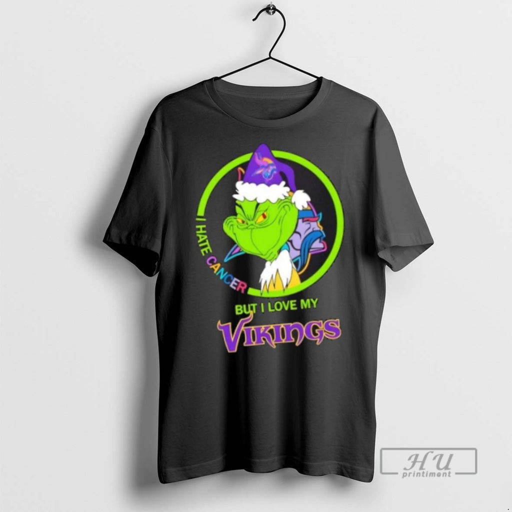 Trending Officials Grinch I Hate Cancer But I Love My Minnesota Vikings Football