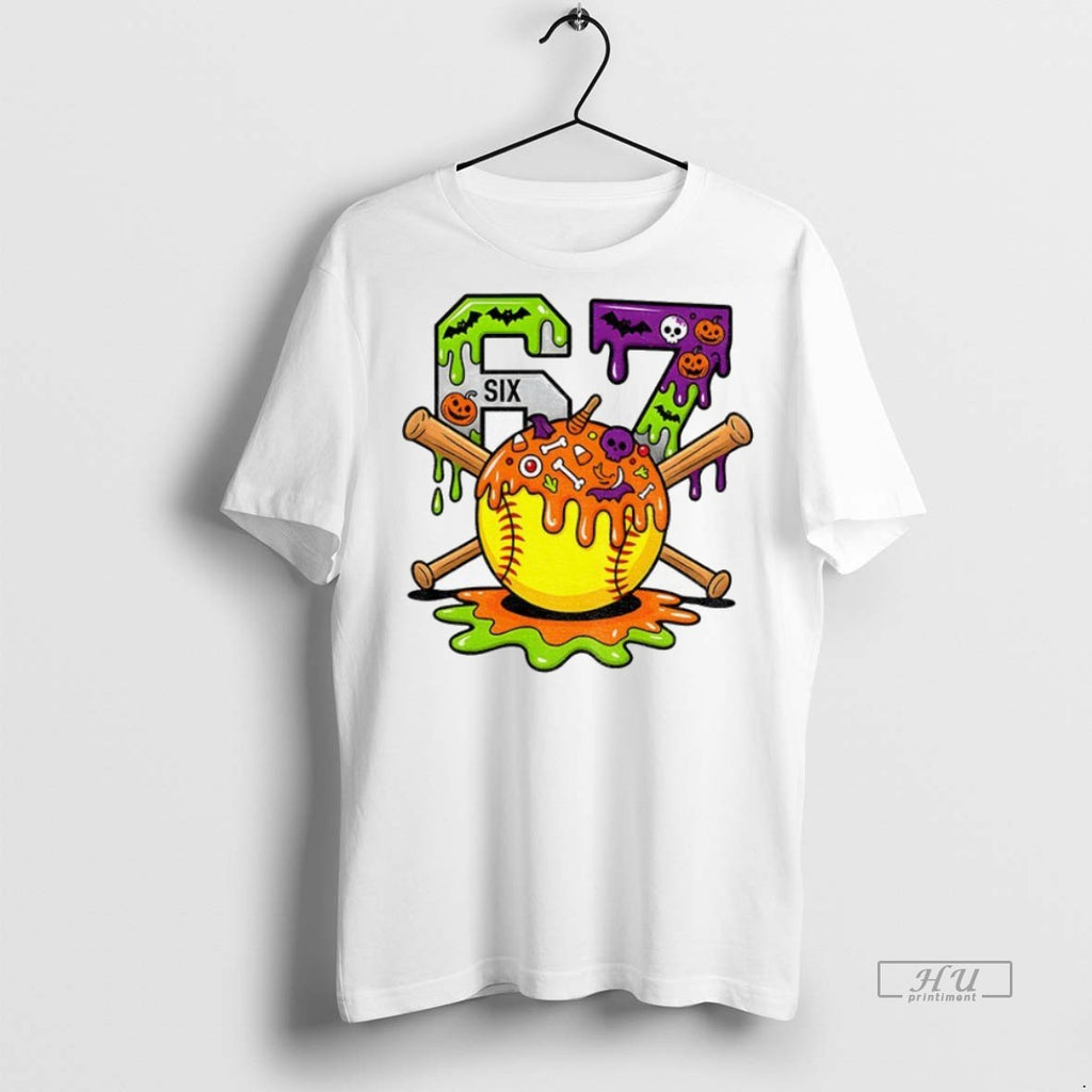 Trending Officials Halloween Softball 67 Six Seven Shirt Sweater