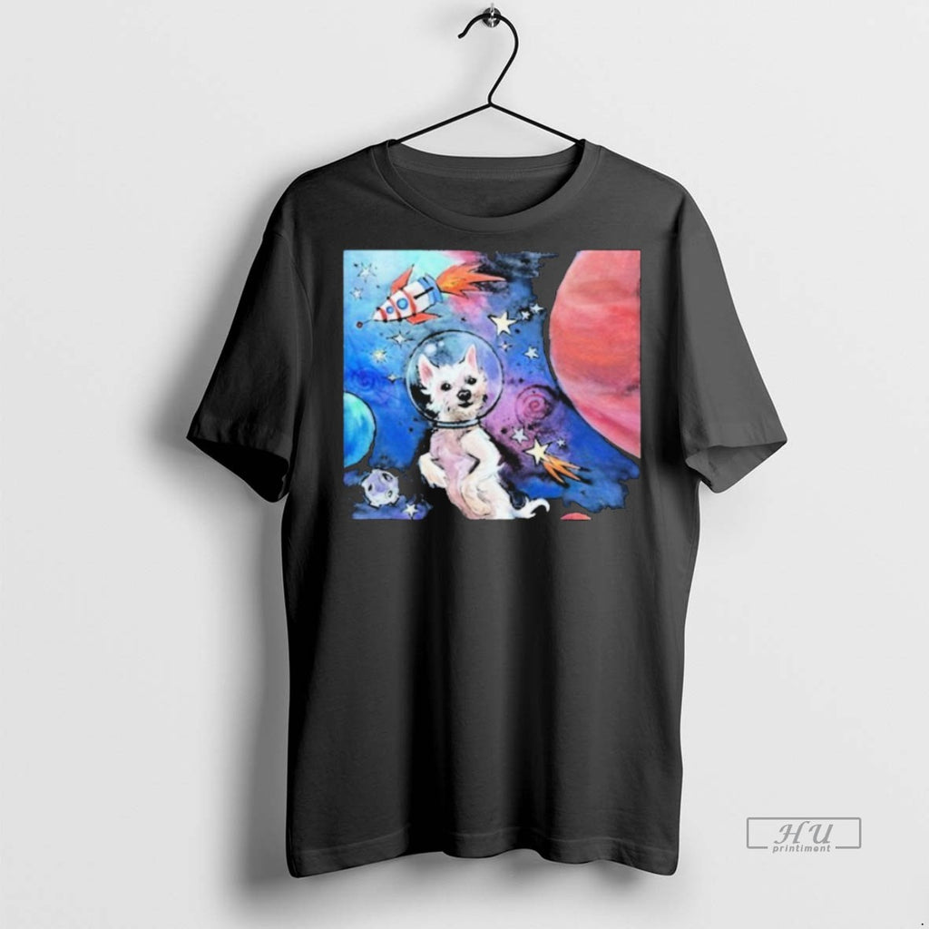 Trending Officials Kara Baldus Bradford In Space Dog Shirt Sweater