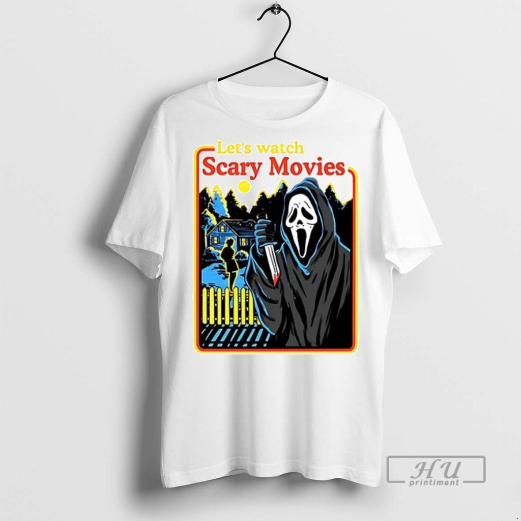 Trending Officials Lets Watch Scary Movies Halloween Ceramic Ceramic And Classic Dad Cap