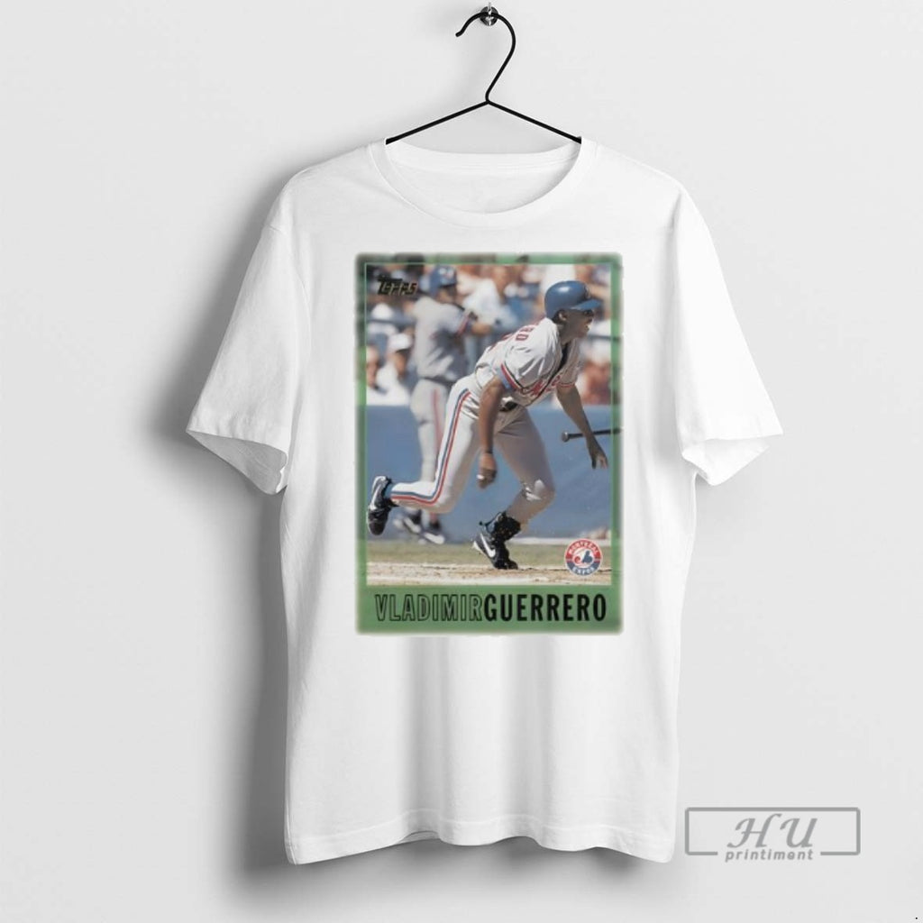 Trending Officials Montreal Expos Vladimir Guerrero Baseball Card Player Mlb T Shirt