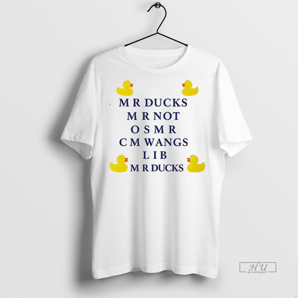Trending Officials My Ducks M R Not C M Wangs Lib M R Ducks