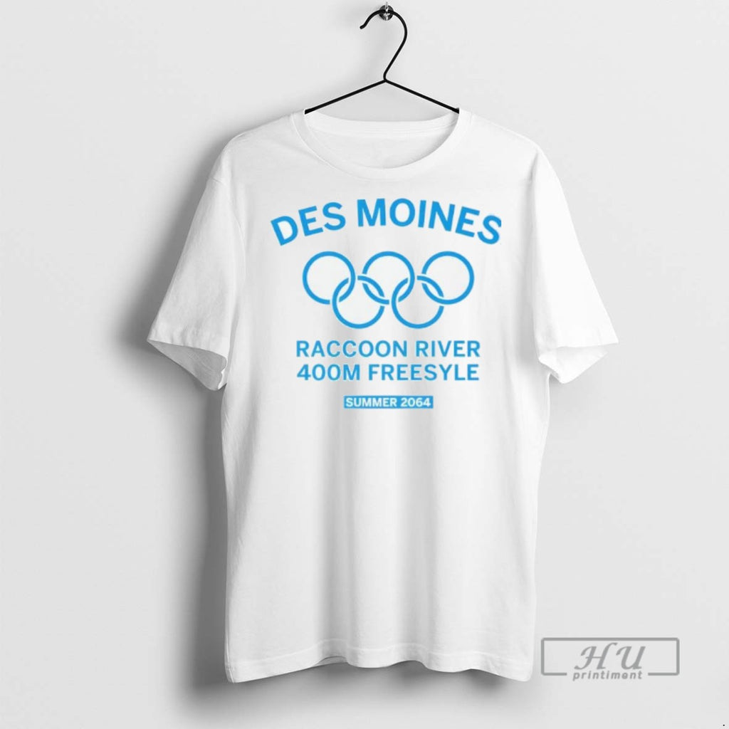 Trending Officials Olympic Midwest Des Moines Raccoon River 400m Freestyle Summer 2064 T Shirt