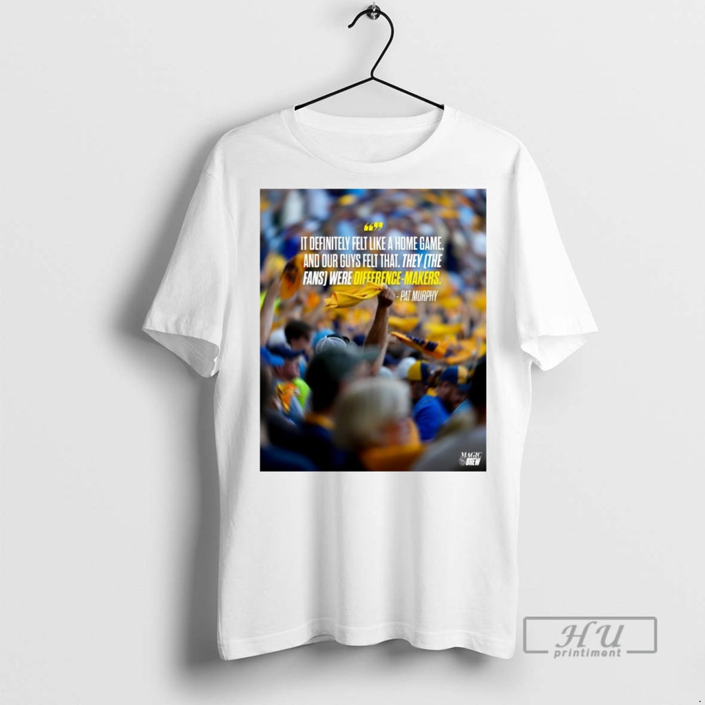 Trending Officials Pat Murphy Milwaukee Brewers It Definitely Felt Like A Home Game And Our