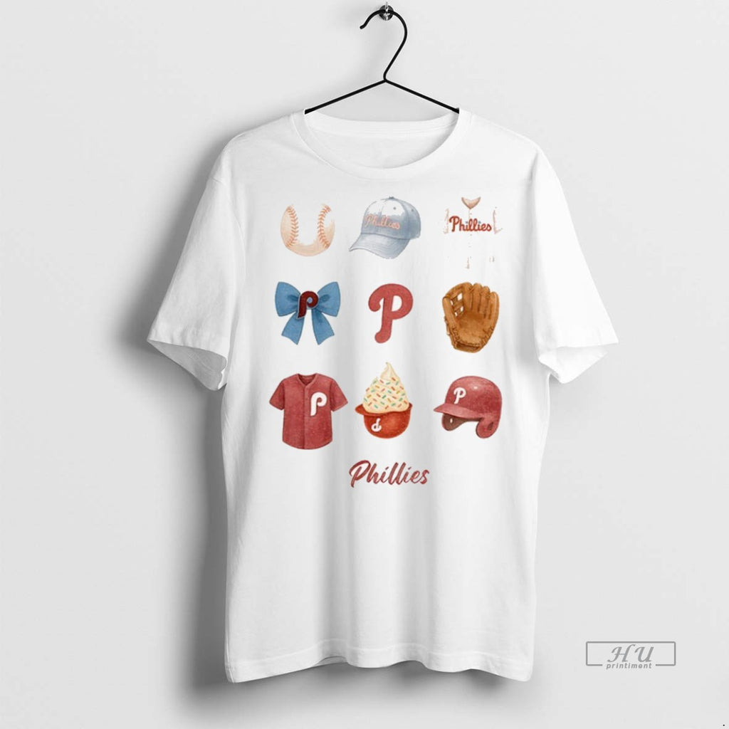 Trending Officials Phillies Baseball Matching Mom And Daughter Shirt Sweater