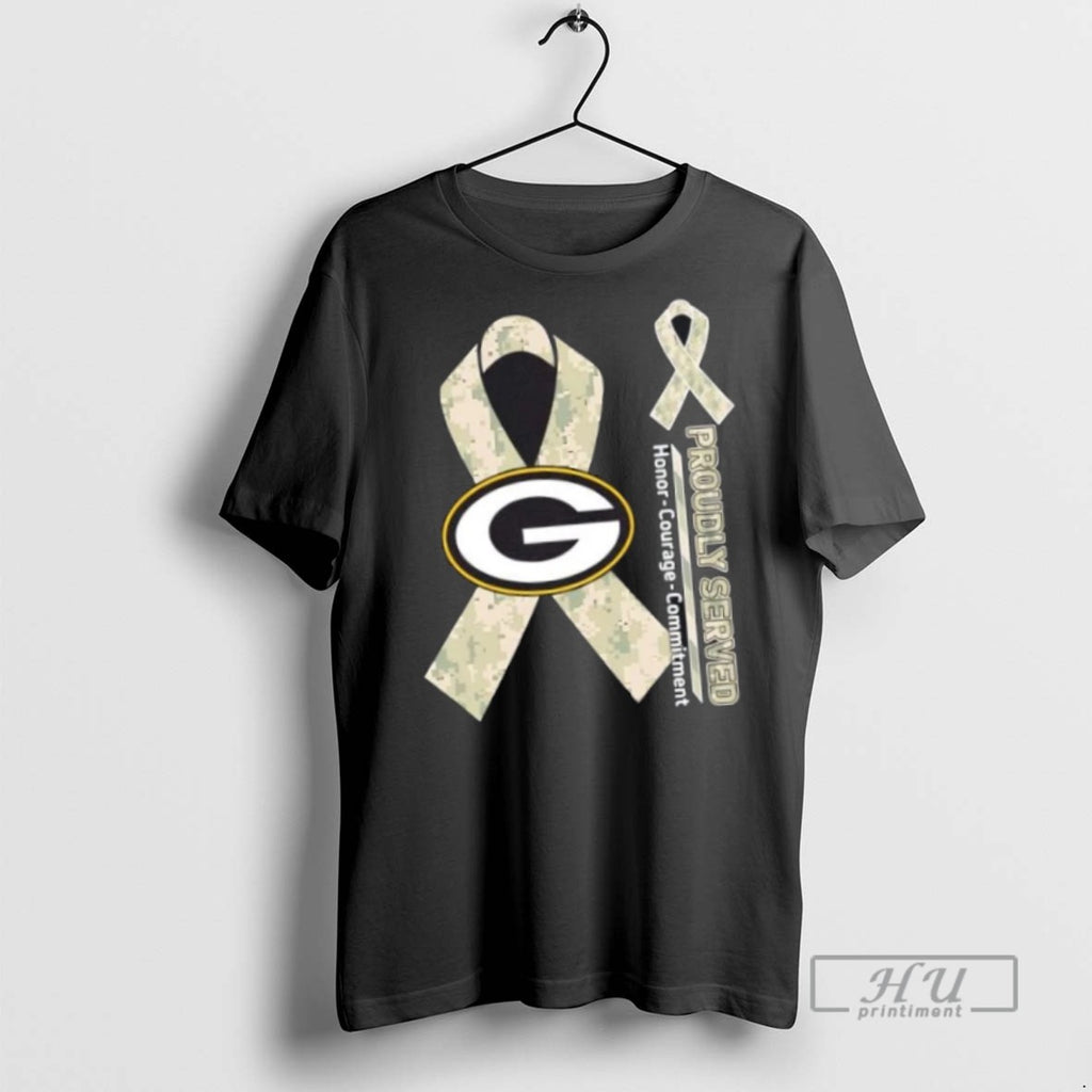 Trending Officials Proudly Served Honor Courage Commitment Green Bay Packers Football T Shirt