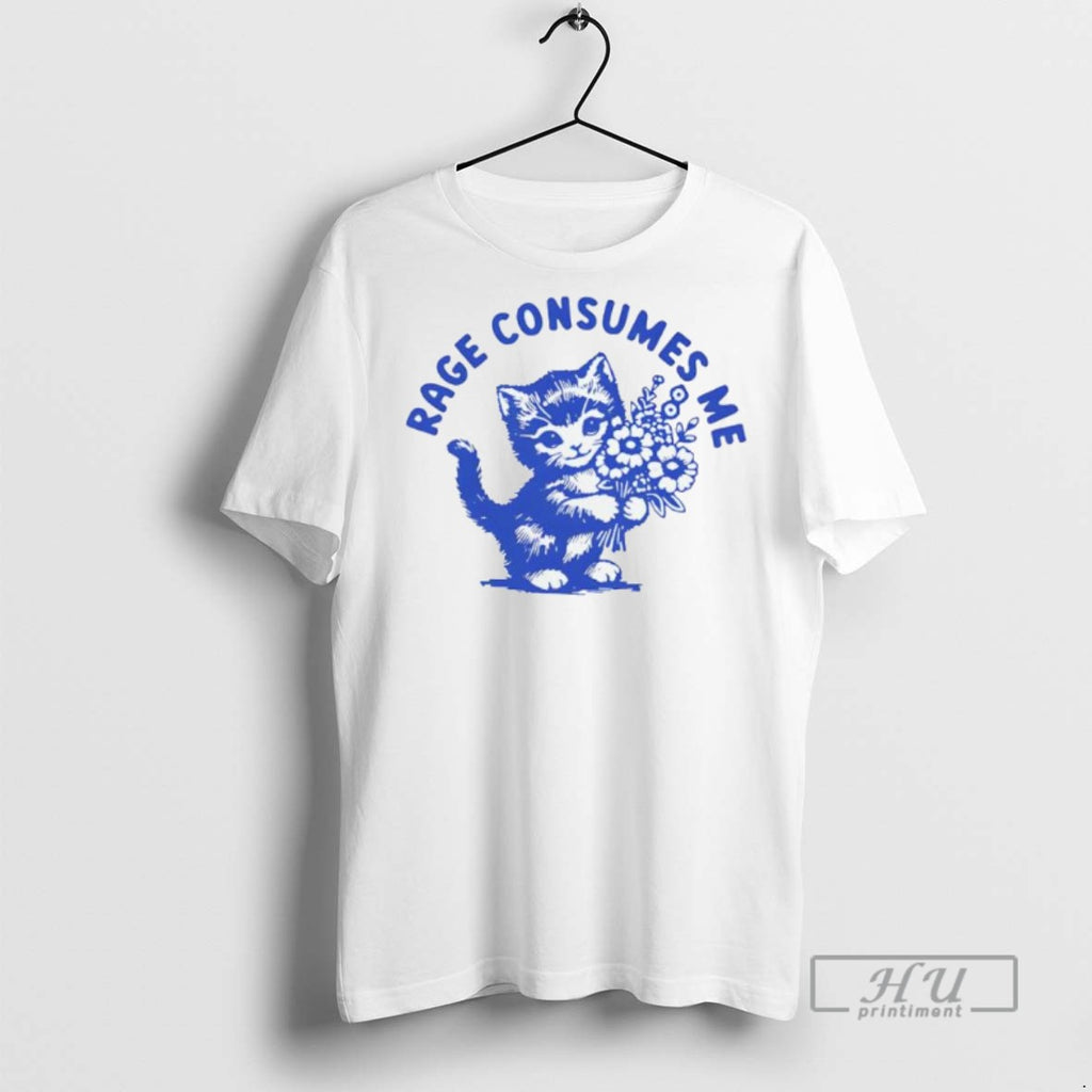 Trending Officials Rage Consumes Me Cat T Shirt