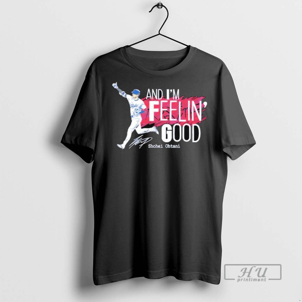 Trending Officials Shohei Ohtani Los Angeles Dodgers And Im Feelin Good Baseball Signature
