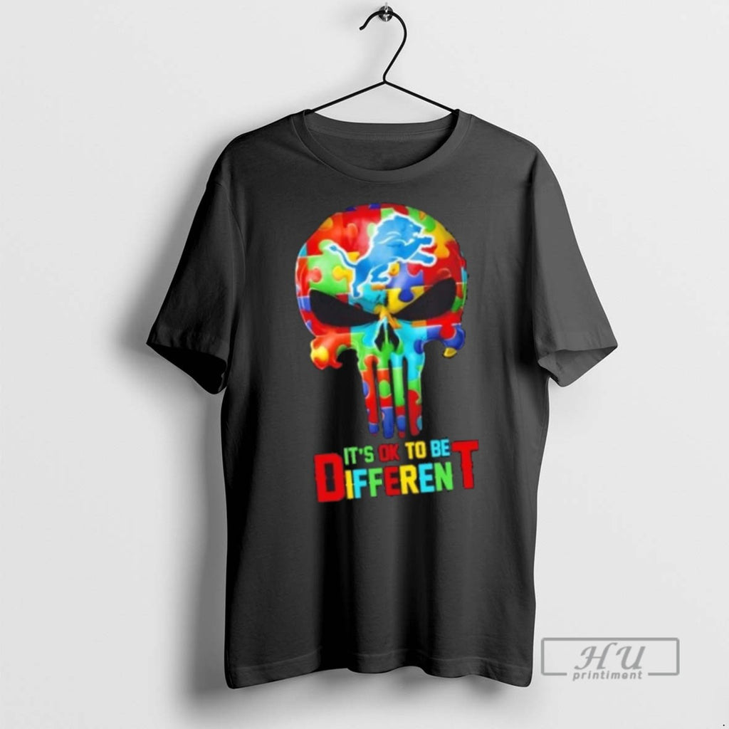 Trending Officials Skull Detroit Lions Its Ok To Be Different T Shirt