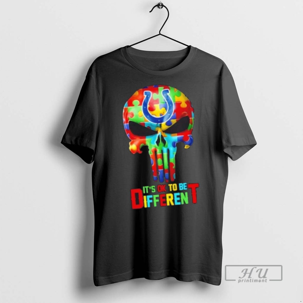 Trending Officials Skull Indianapolis Colts Its Ok To Be Different T Shirt