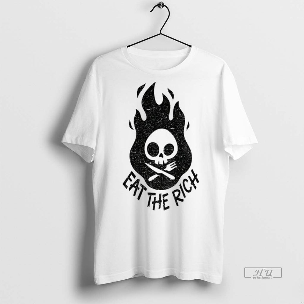 Trending Officials Skull Eat The Rich Halloween Shirt Sweater