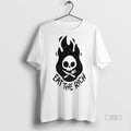 Trending Officials Skull Eat The Rich Halloween Shirt Sweater