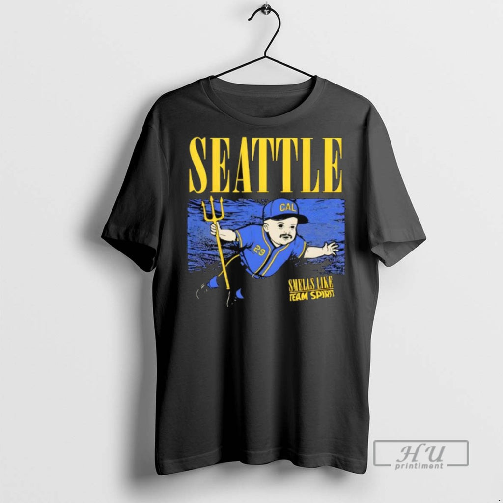 Trending Officials Smells Like Team Spirit Cal Raleigh Seattle Mariners T Shirt
