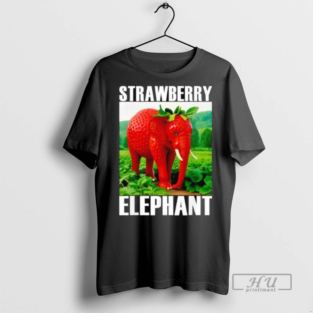 Trending Officials Strawberry Elephant Italian Brainrot T Shirt