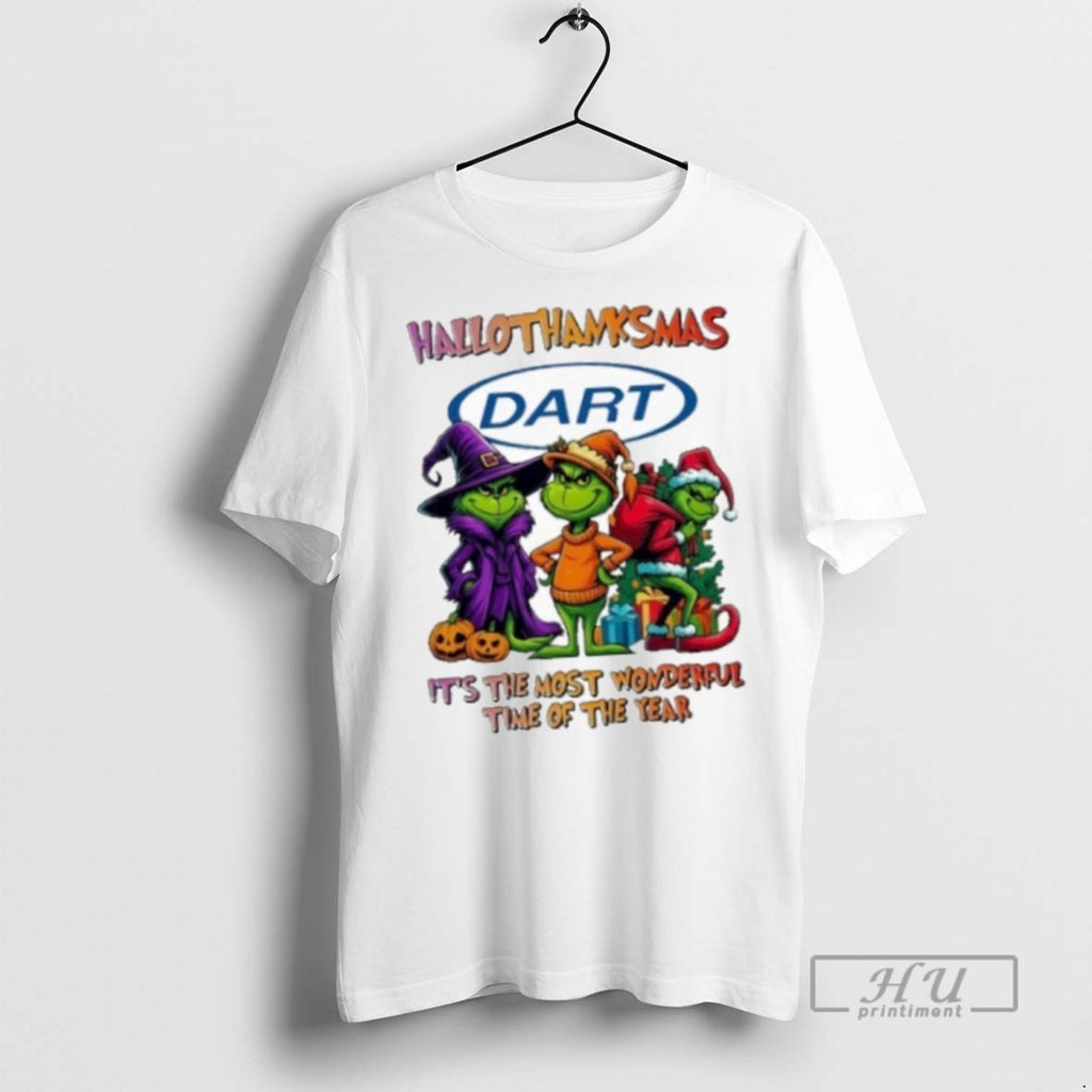 Trending Officials The Grinch Dart Container Logo Hallothanksmas Its The Most Wonderful Time Of The