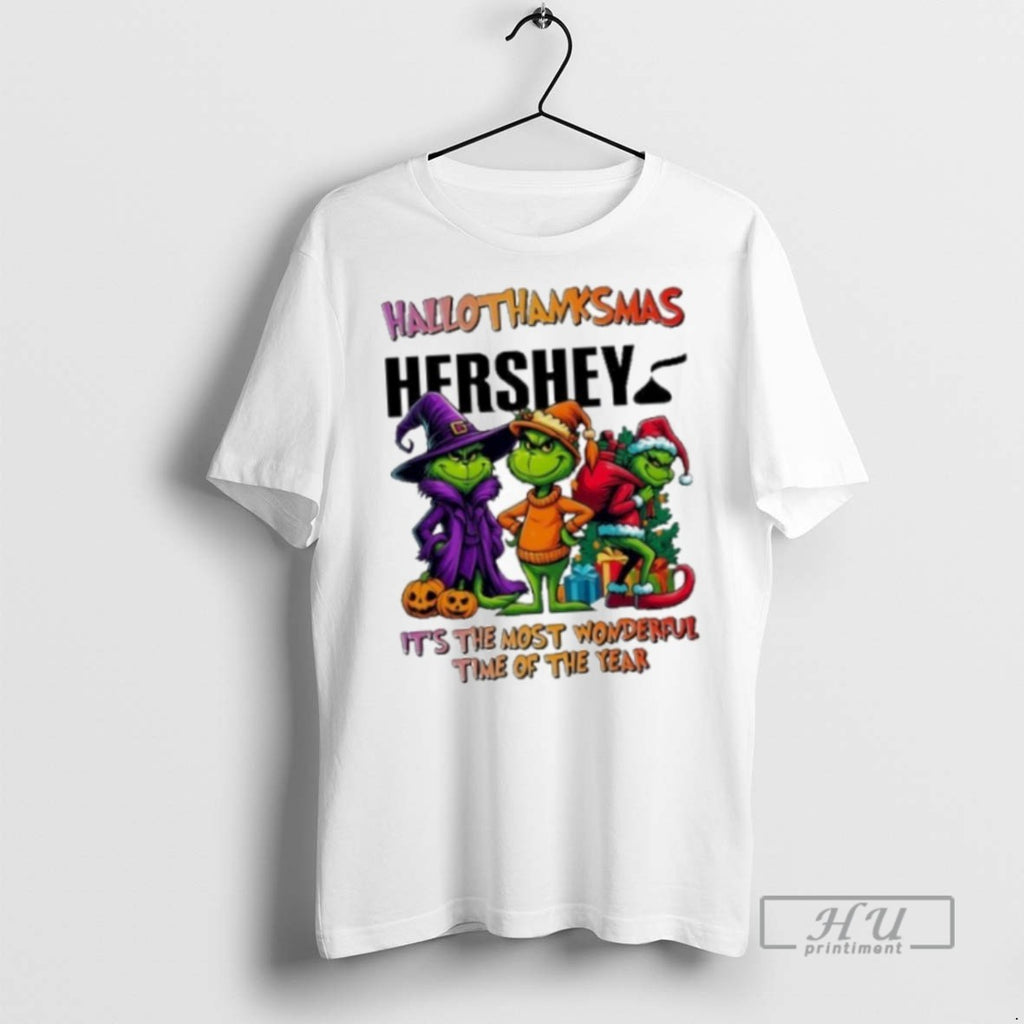Trending Officials The Grinch Hershey Logo Hallothanksmas Its The Most Wonderful Time Of The Year
